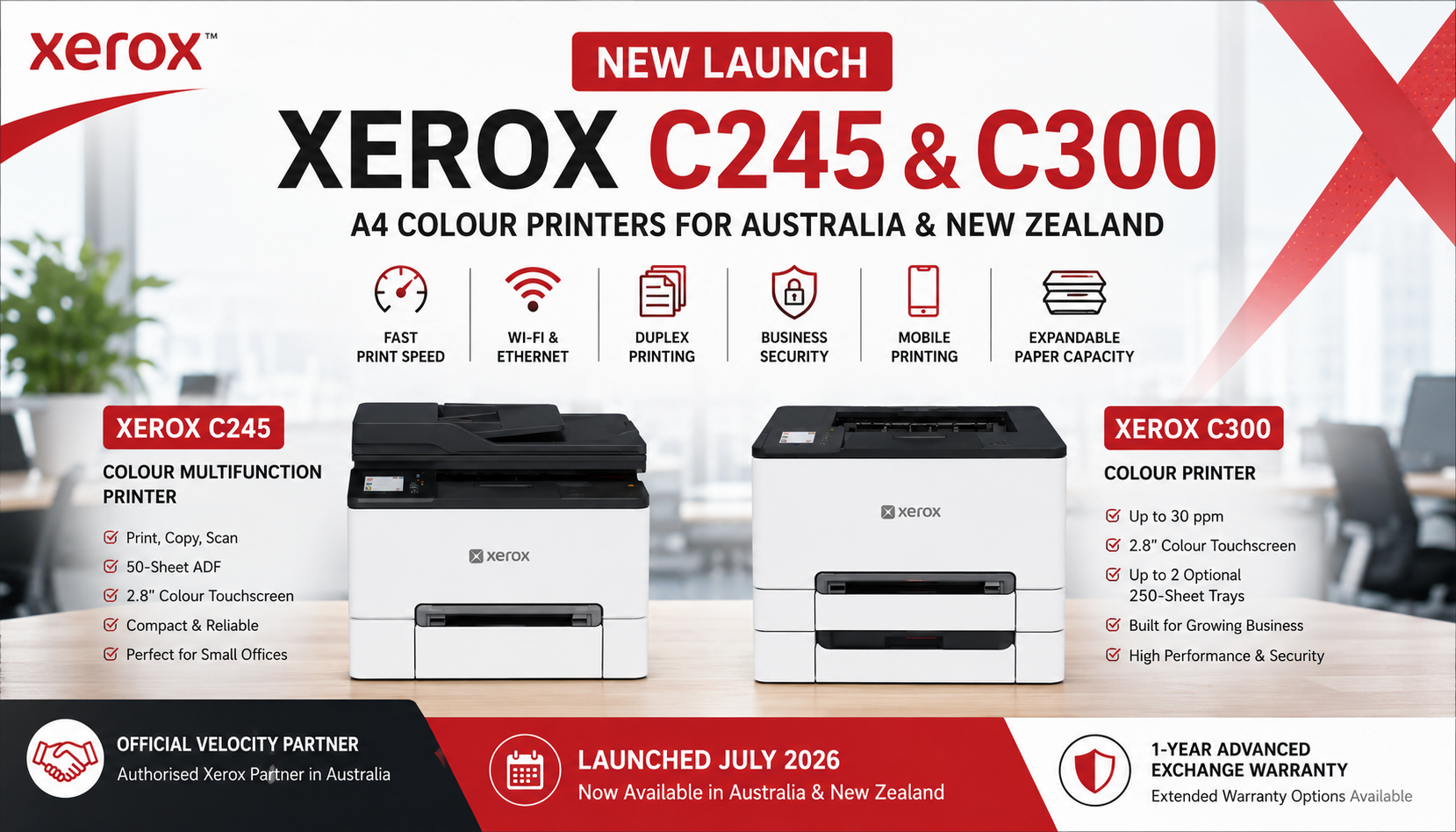 Meet the New Xerox C245 and C300 Colour Printers