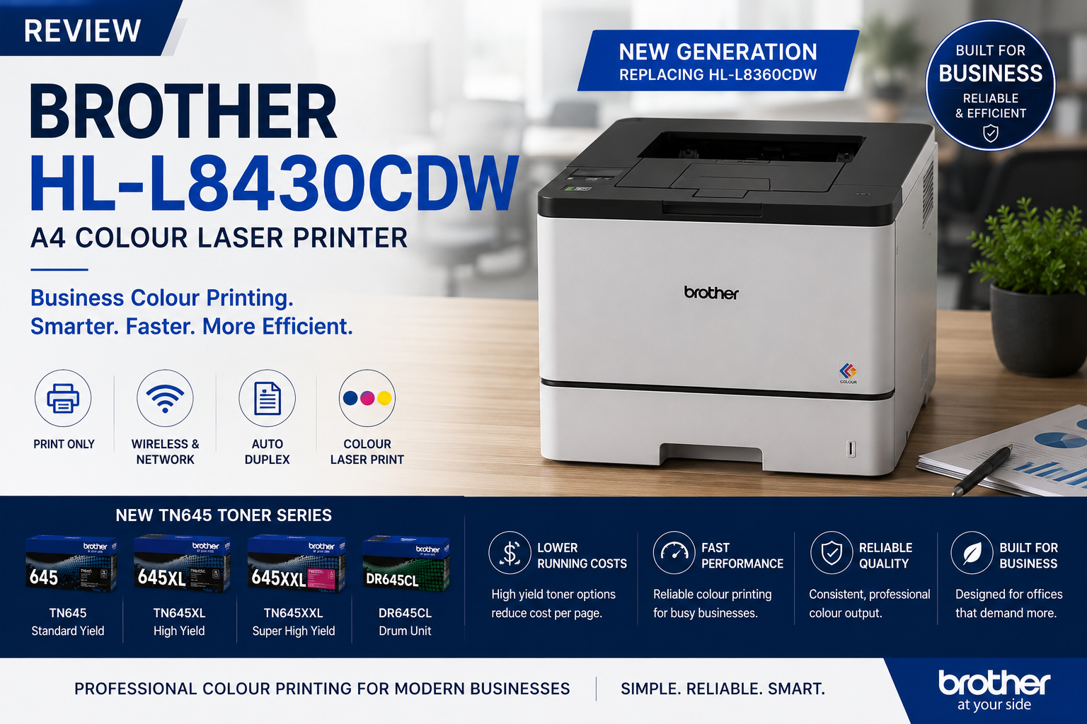 Brother HL-L8430CDW Review | A4 Colour Laser Duplex Printer for Business
