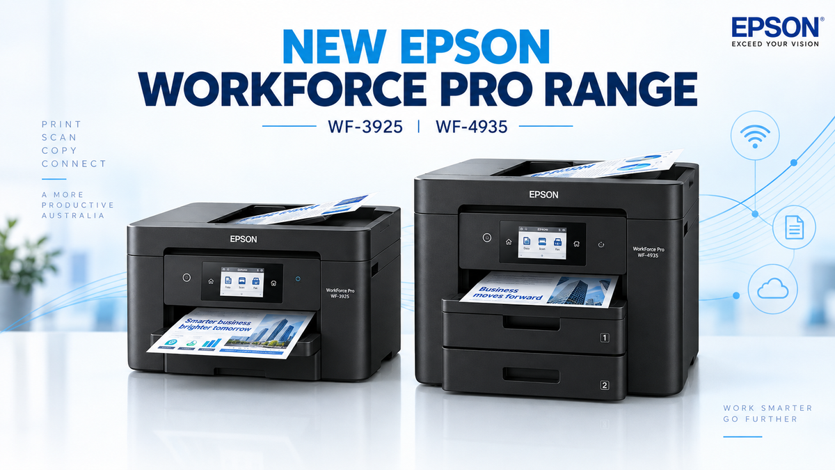 Epson Launches New WorkForce Pro WF-3920, WF-3925, WF-4930 and WF-4935 in Australia