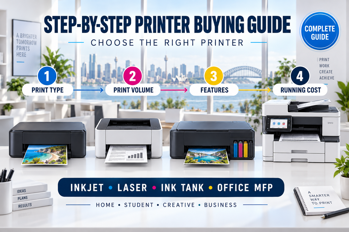 Step by Step Printer Buying Guide - OzToner.au