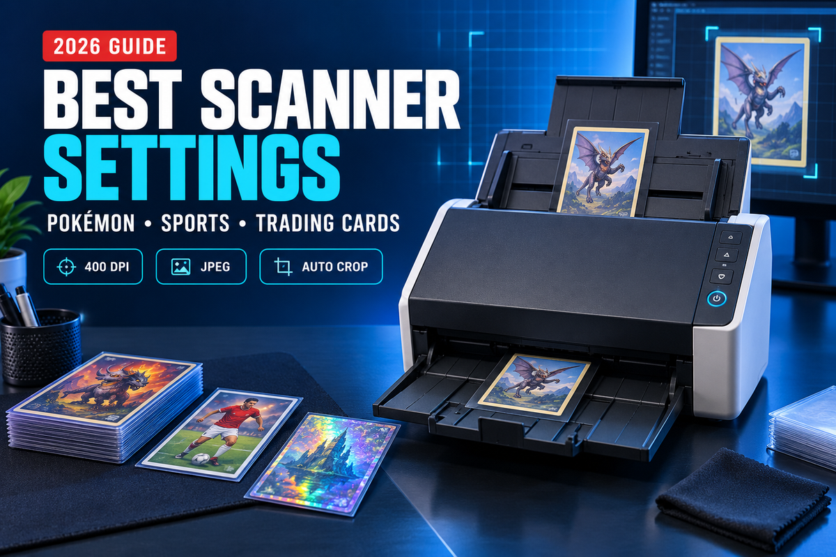 Best Scanner Settings for Pokémon, Sports & Trading Cards (2026 Complete Guide)