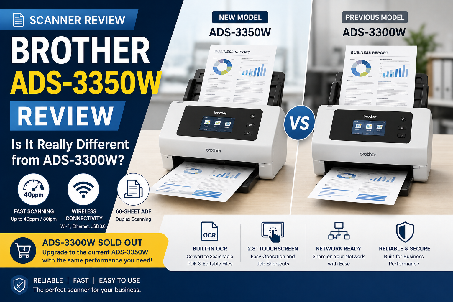 Brother ADS-3350W Review