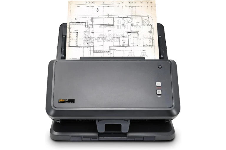 Plustek S30 Wide-Format Duplex Document Scanner 600dpi, Up to 12" and Long Up to 200"