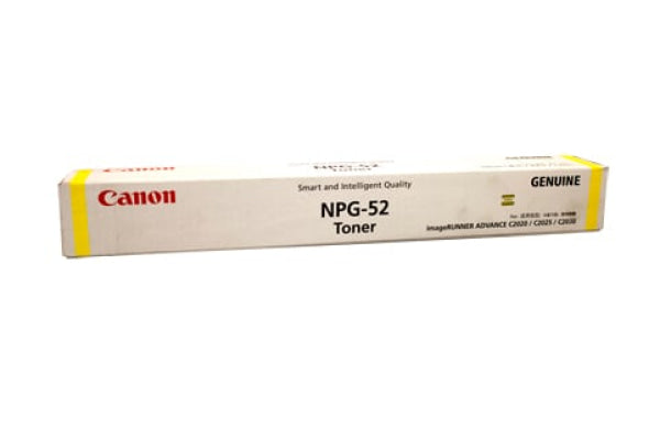 1 X Genuine Canon Tg-52Y Yellow Toner Cartridge -