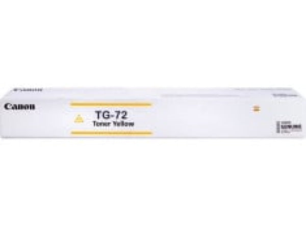 1 X Genuine Canon Tg-72Y Yellow Toner Cartridge -