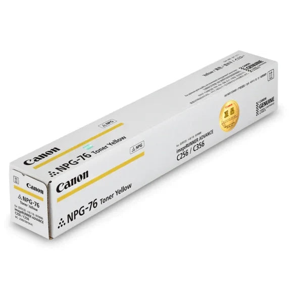 1 X Genuine Canon Tg-76Y Yellow Toner Cartridge Npg76 (18K Pages) -