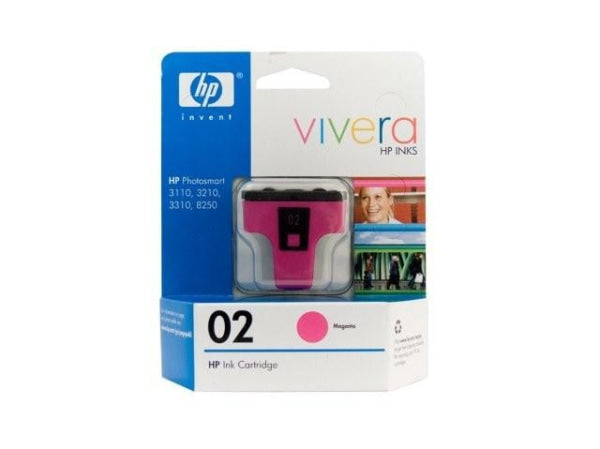 1 X Genuine Hp 02 Magenta Ink Cartridge C8772Wa -