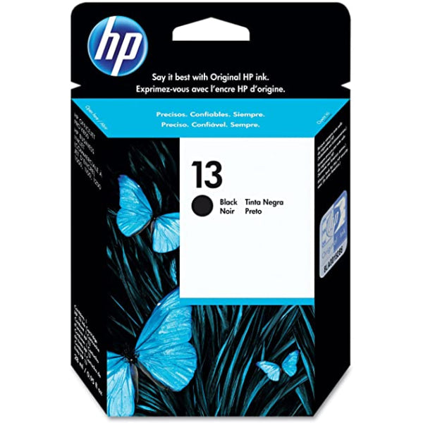1 X Genuine Hp 13 Black Ink Cartridge C4814A -