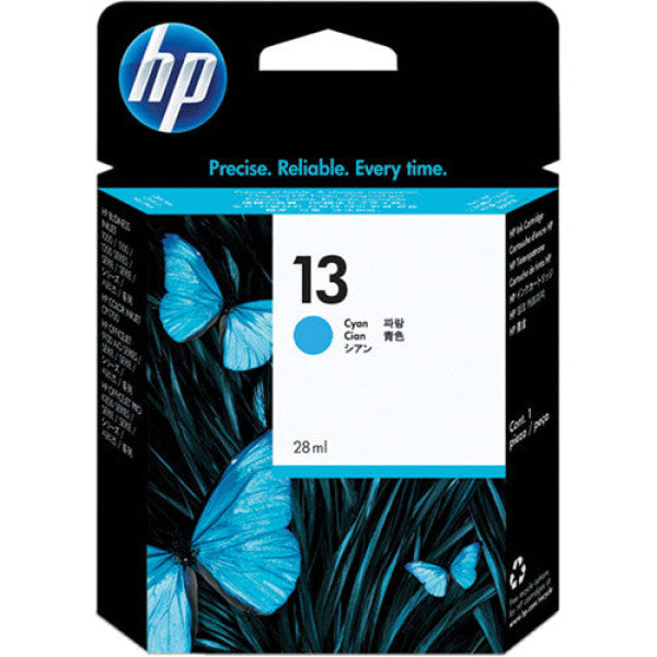 1 X Genuine Hp 13 Cyan Ink Cartridge C4815A -