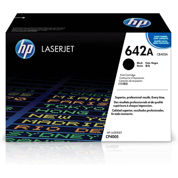 1 X Genuine Hp Cb400A Black Toner Cartridge 642A -