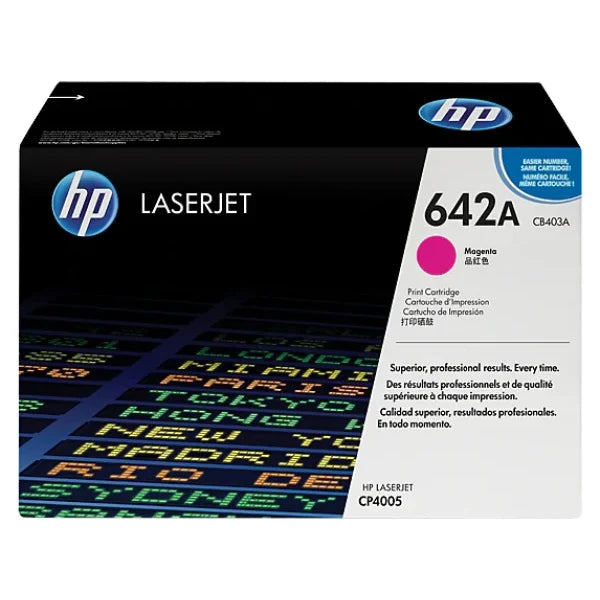 1 X Genuine Hp Cb403A Magenta Toner Cartridge 642A -