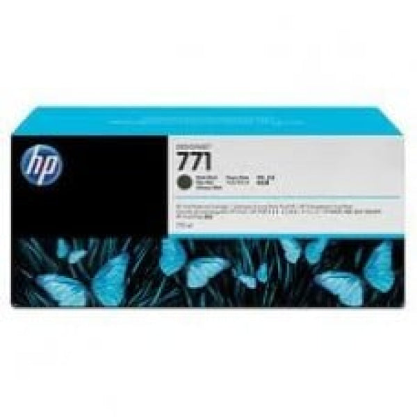 1 X Genuine Hp 771 Matte Black Ink Cartridge Ce037A B6X99A -