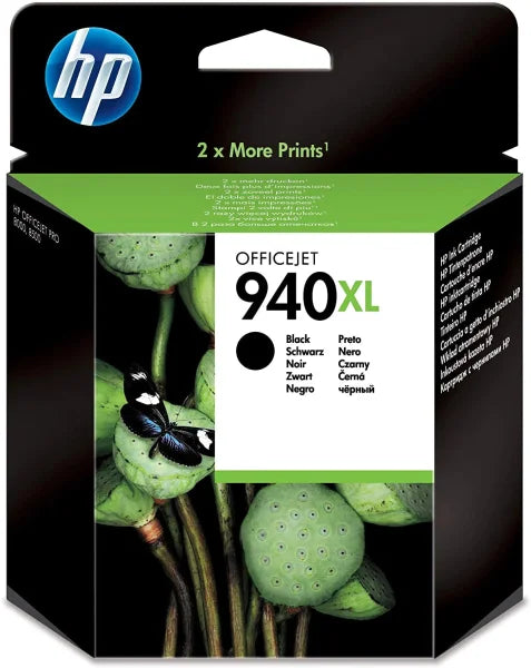 1 X Genuine Hp 940Xl Black Ink Cartridge C4906Aa -