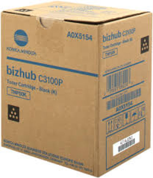 1 X Genuine Konica Minolta Bizhub C3100P Black Toner Cartridge Tnp50K A0X5194 -