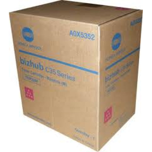1 X Genuine Konica Minolta Bizhub C35 Magenta Toner Cartridge Tnp22M A0X5392 -