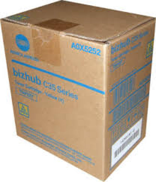1 X Genuine Konica Minolta Bizhub C35 Yellow Toner Cartridge Tnp22Y A0X5292 -