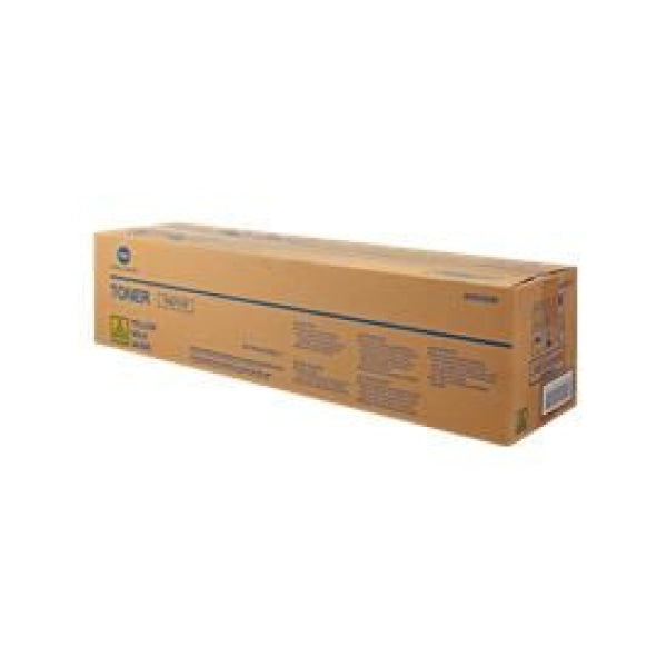 1 X Genuine Konica Minolta Bizhub C654 C754 Yellow Toner Cartridge Tn711Y A3Vu250 -