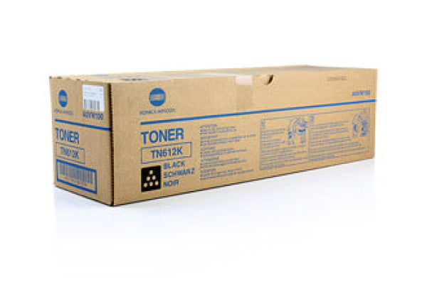 1 X Genuine Konica Minolta Bizhub Pro C5501 C6501 Black Toner Cartridge Tn612K A0Vw150 -