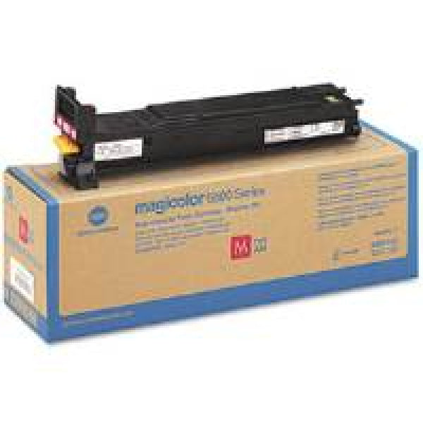 1 X Genuine Konica Minolta Magicolor 4600 4650 4695 Magenta Toner Cartridge A0Dk392 -