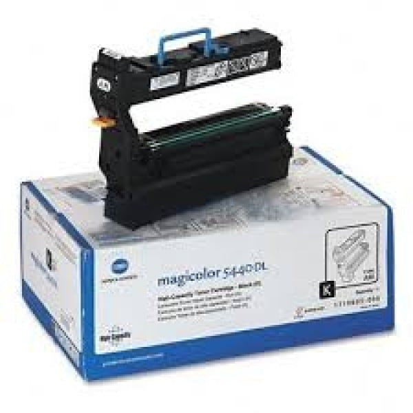 1 X Genuine Konica Minolta Magicolor 5440 5450 Black Toner Cartridge 1710605005 -