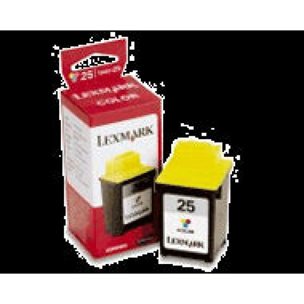 1 X Genuine Lexmark #25 Colour Ink Cartridge High Yield 15M0125 -