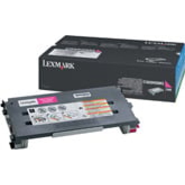 1 X Genuine Lexmark C500 X500 X502 Magenta Toner Cartridge High Yield -