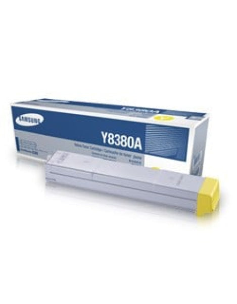 1 X Genuine Samsung Clx-8385 Clx-8385Nd Yellow Toner Cartridge Clx-Y8385A Su633A -