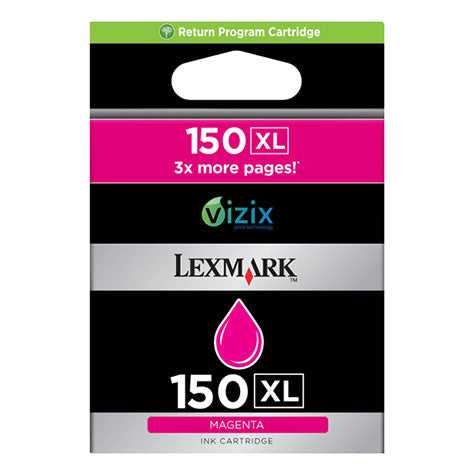 Lexmark No.150XL Compatible Magenta Ink Cartridge High Yield – (14N1616AAN)