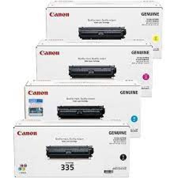 4X Pack Genuine Canon Cart-335 Bk/C/M/Y Toner Cartridge Set For Lbp841Cdn Lbp843Cx -