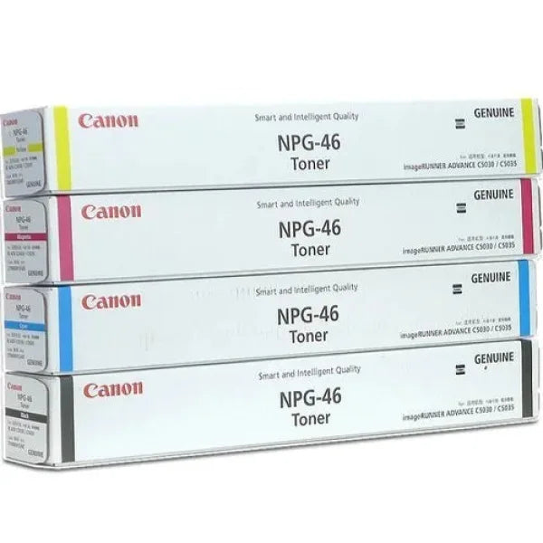 4X Pack Genuine Canon Tg-46 Gpr-31 Npg46 C/M/Y/K Toner Cartridges Set For C5030/C5035/C5235/C5240