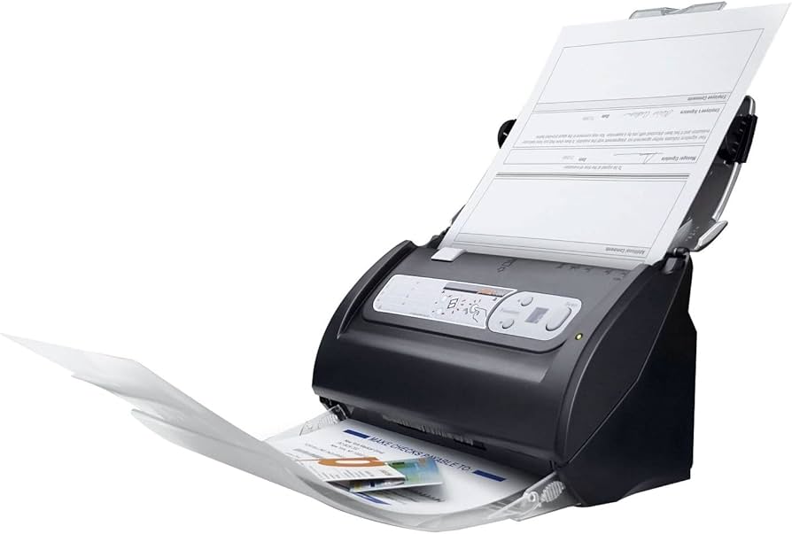Plustek PS188 High-Speed Duplex Color Document Scanner 30ppm ADF