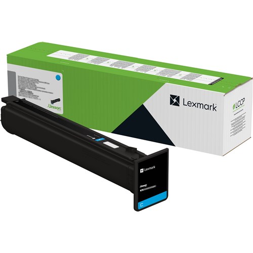 Lexmark Genuine Cyan Toner Cartridge for XC9525/XC9535/XC9635/XC9645/XC9655 (24B7602) 12K