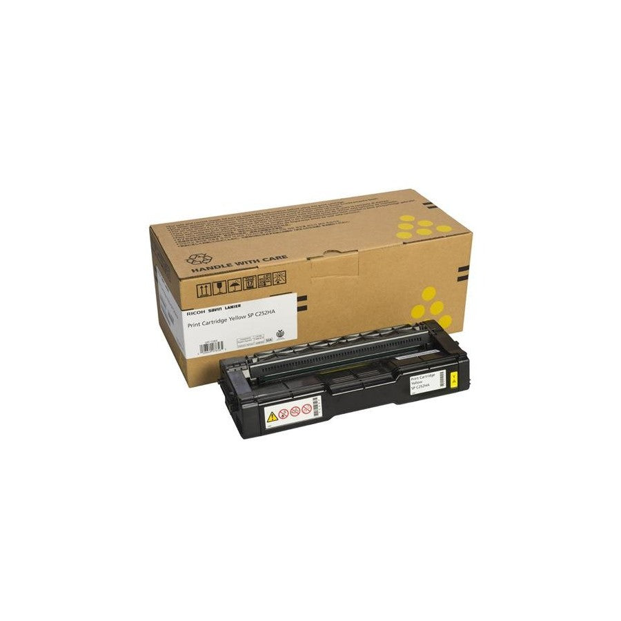 Genuine Ricoh Yellow Toner Cartridge TYPE‑SPC252SY for SP‑C252 / SP‑C252DN / SP‑C252SF – 6K Page Yield