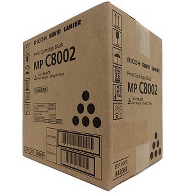 Genuine Lanier MPC6502 / MPC8002 Black Toner Cartridge – 841804 – 47,000 Page Yield