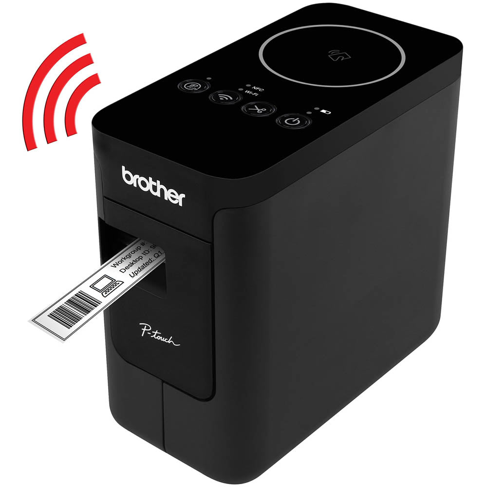 Brother PT-P750W Wireless P-Touch Desktop Thermal Label Printer - PC Connectable