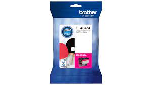 Genuine Brother Lc-434 Magenta Ink Cartridge For Dcp-J1200W Printer 750 Pages [Lc434M] -