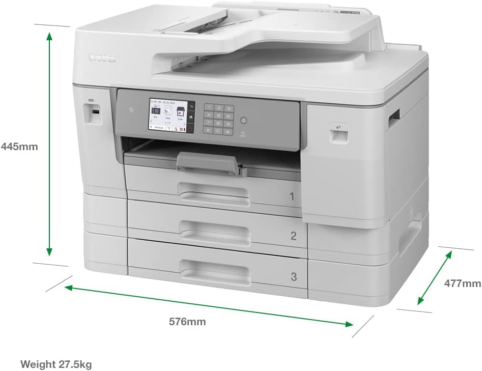 Brother MFC-J6957DW INKvestment Tank A3 Colour Multifunction Printer 30PPM LC436