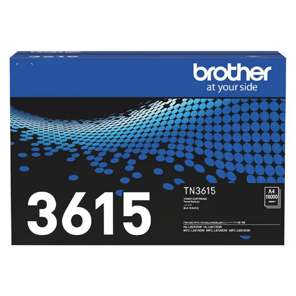 Brother TN3615 BLACK High-Yield Toner Cartridge for MFC-L6720DW MFC-L5915DW HL-L6210DW (18K)