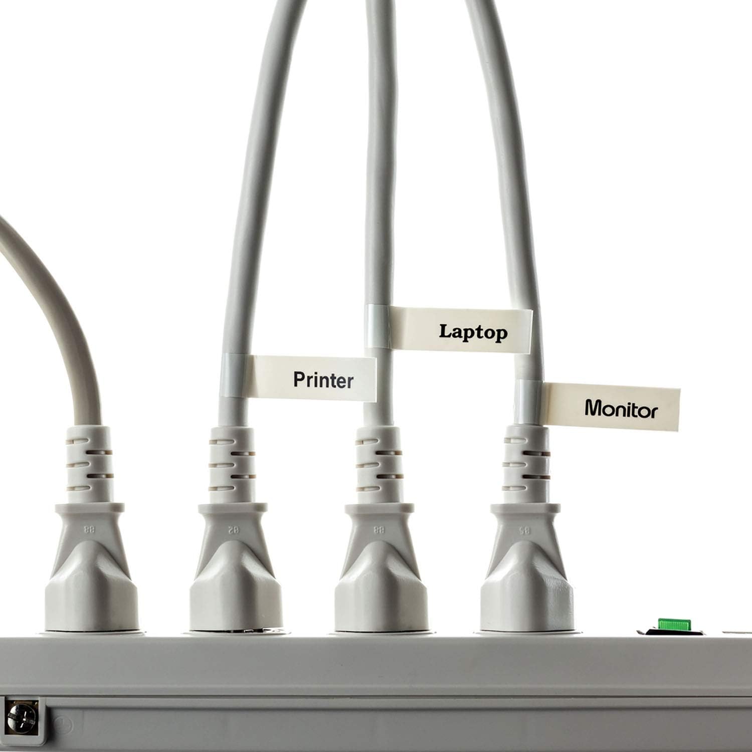 Brother TZe-FX231 12mmx8m Black-on-White Flexible ID Tape PT-H110 PT-E300VP PT-E550WVP