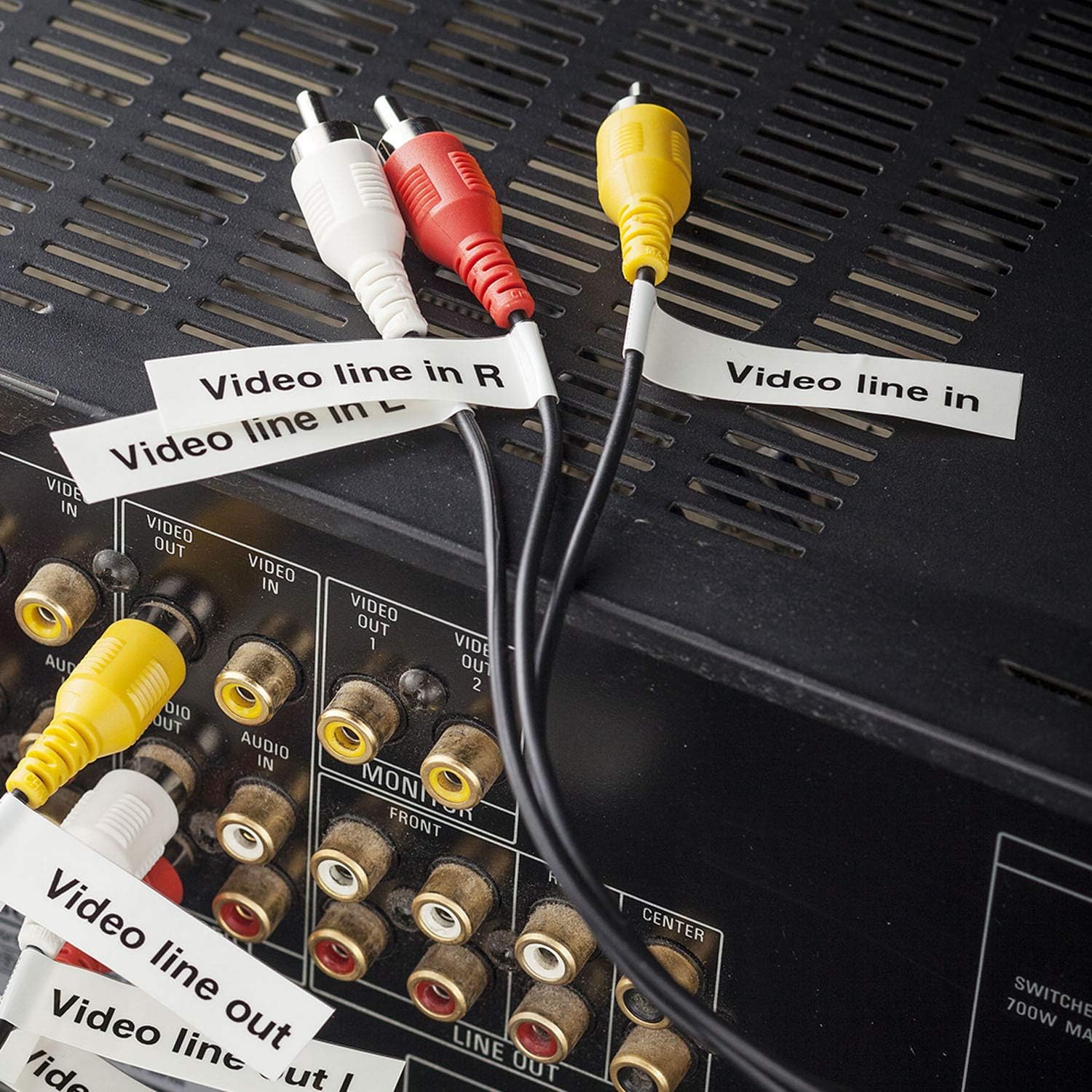 Brother TZe-FX231 12mmx8m Black-on-White Flexible ID Tape PT-H110 PT-E300VP PT-E550WVP