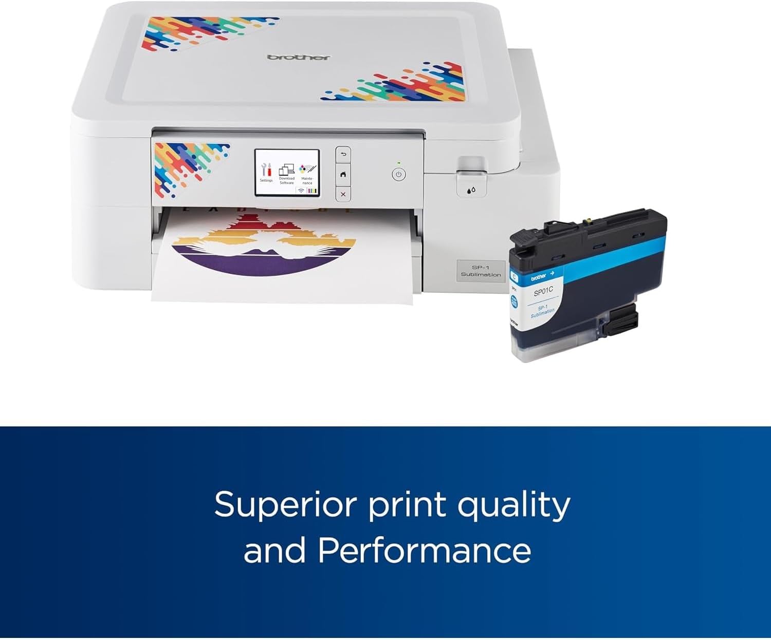 Genuine Brother SP01C Cyan Sublimation Ink Cartridge for SP-1 Sublimation Printer 47ml