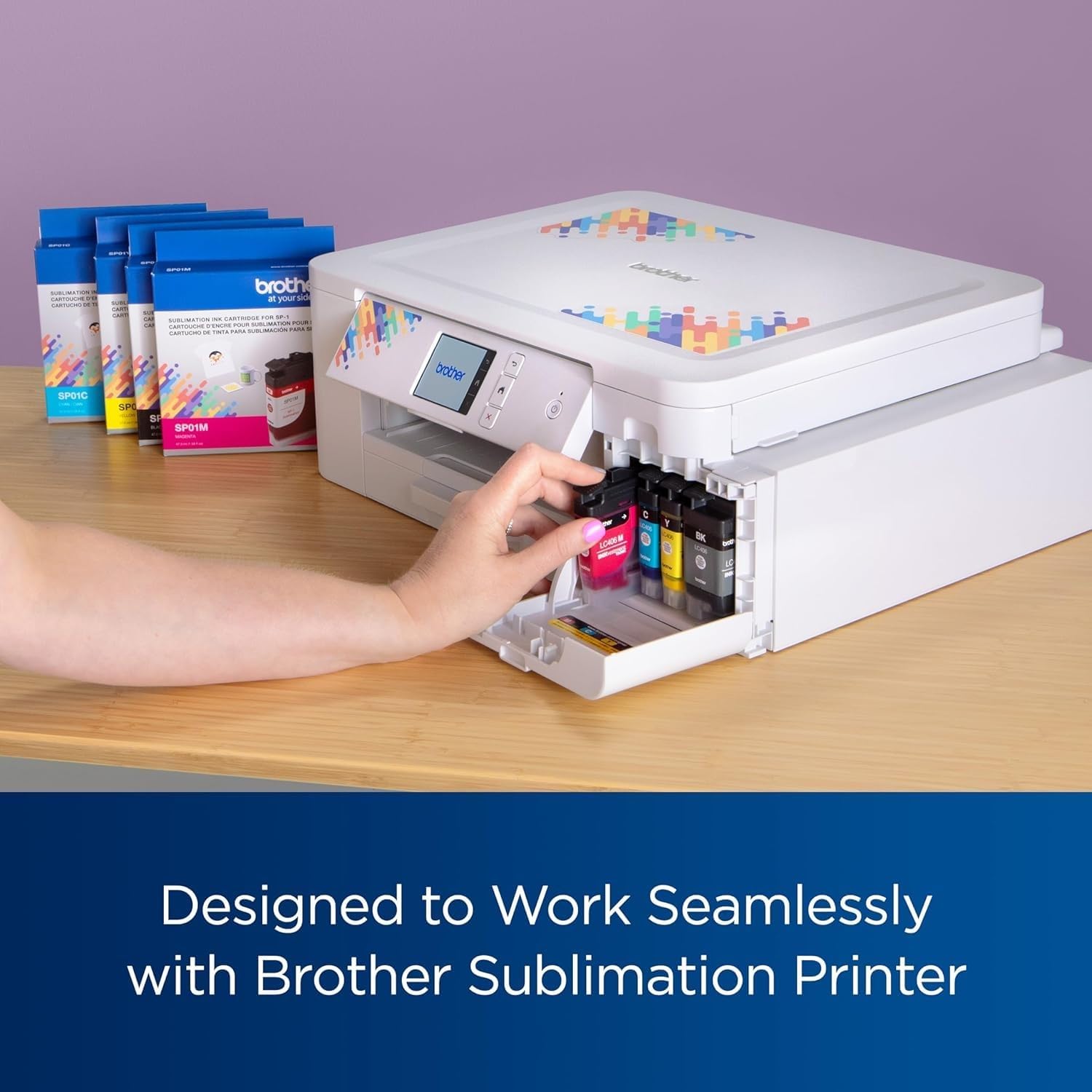 Genuine Brother SP01Y Yellow Sublimation Ink Cartridge for SP-1 Sublimation Printer 47ml