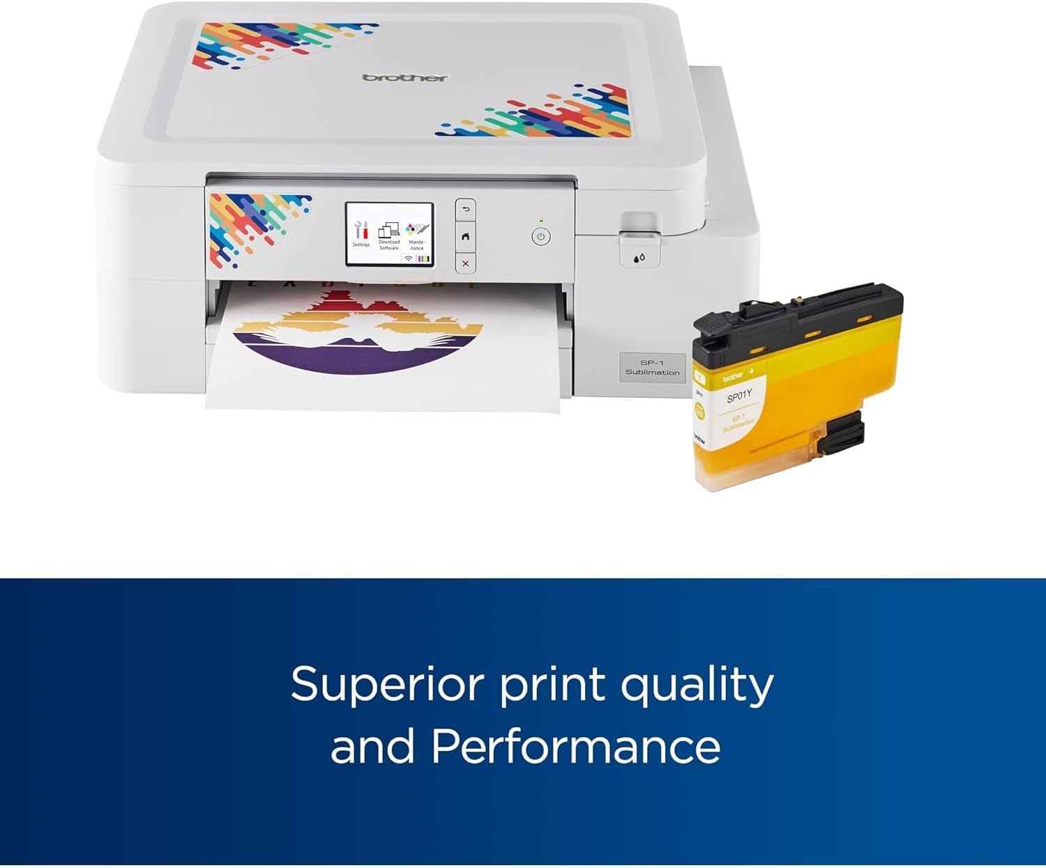Genuine Brother SP01Y Yellow Sublimation Ink Cartridge for SP-1 Sublimation Printer 47ml