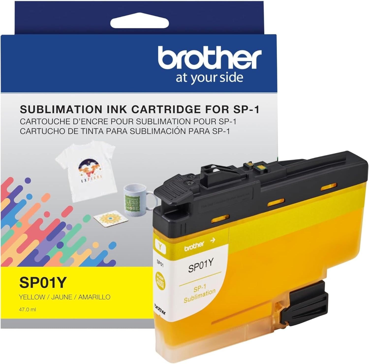 Genuine Brother SP01Y Yellow Sublimation Ink Cartridge for SP-1 Sublimation Printer 47ml