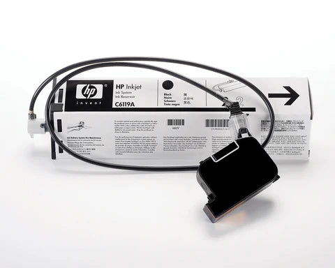 HP C6119A Bulk Ink Supply Continuous Ink System CISS – 600dpi SPS Systems for Industrial Inkjet Printers | High-Capacity 370ml Ink