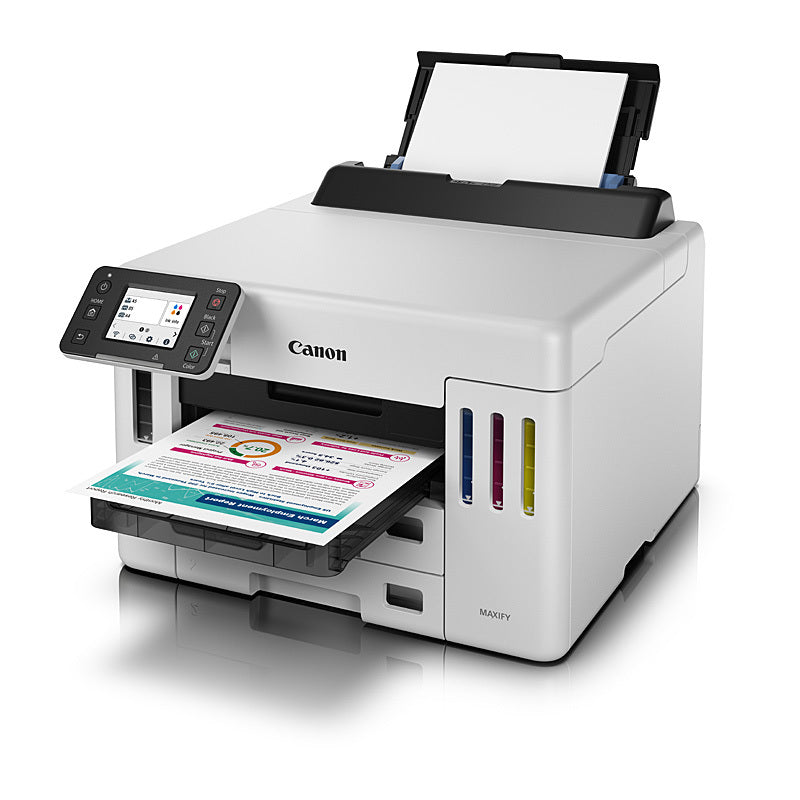 Canon MegaTank GX5560 A4 Single Function Colour Ink Tank Printer+Dual Tray GI66 Ink Bottle
