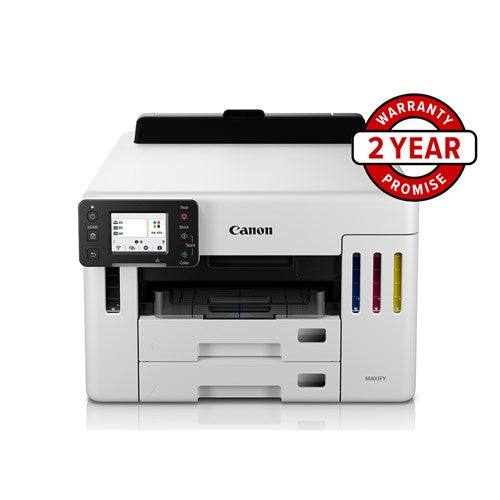 Canon MAXIFY GX5560 MegaTank A4 Single Function Color Printer+Dual Tray 24PPM GI-66 Ink Bottle