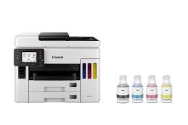 Canon MAXIFY GX5560 MegaTank A4 Single Function Color Printer+Dual Tray 24PPM GI-66 Ink Bottle
