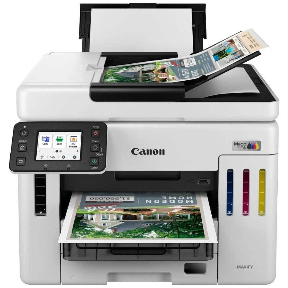 Canon MAXIFY GX7160 MegaTank 4-in-1 MFP Printer+GI66 Ink Bottle replace GX7060
