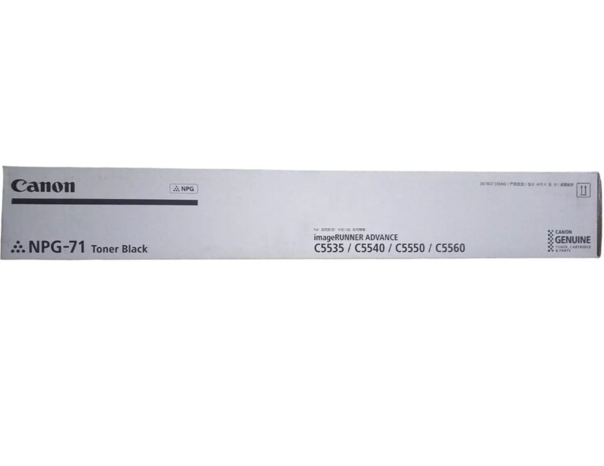 Genuine Canon TG-71BK Black Toner Cartridge NPG-71 for ImageRunner ADVANCE C5735i C5740i C5750i C5760i (69K)
